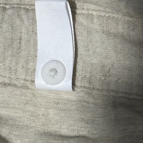 Trend Living Linen Blend Women’s 2XL Button Down Blouse - Picture 5 of 7